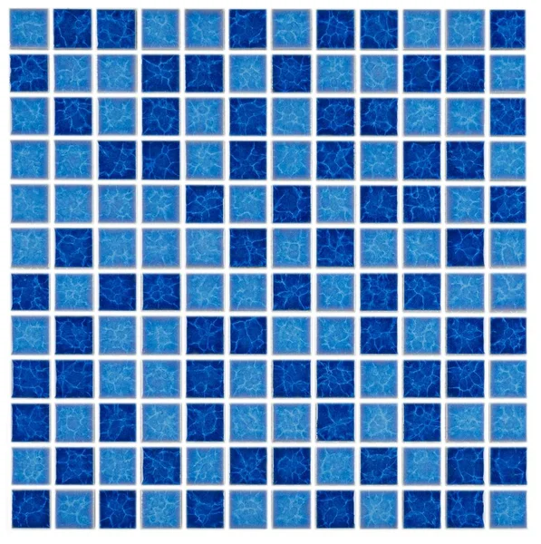 Primer Plano Los Azulejos Cuadrados Azules Bueno Para Fondo —  Fotos de Stock