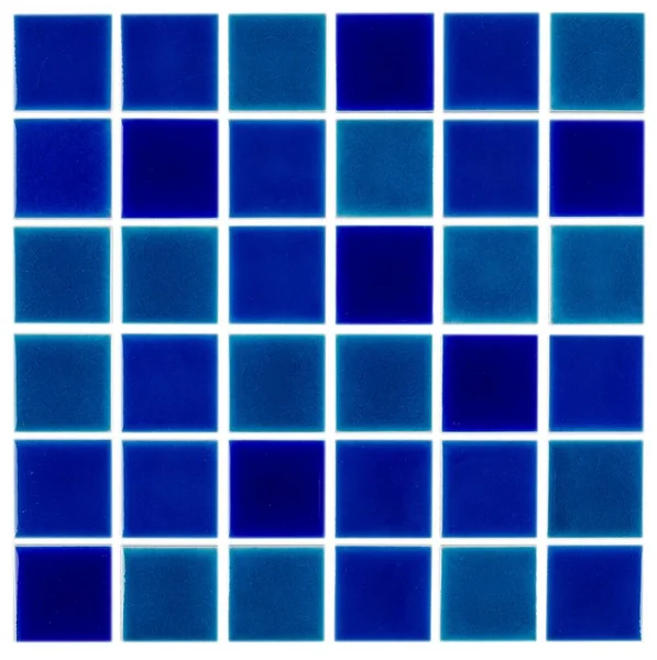 Primo Piano Piastrelle Quadrate Blu Buono Uno Sfondo — Foto Stock