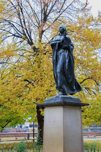 Prag Tjeckien Nov 2019 Monumentet Över Boena Nemcova Prag — Stockfoto