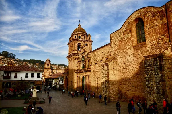 Cuzco Iglesia San Pedro Nun Güzel Bir Fotoğrafı — Stok fotoğraf