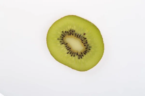 Tiro Aéreo Kiwi Fatiado Perfeito Para Fundo — Fotografia de Stock