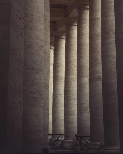 The antique columns of an old building - perfect for background