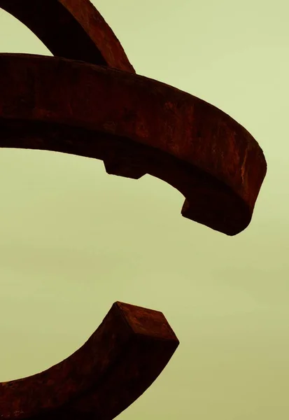 Escultura Pente Vento San Sebastian Espanha — Fotografia de Stock