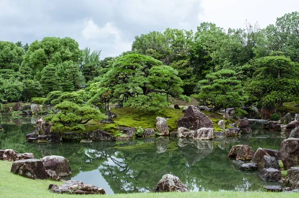 Fotografie Pořízená Během Cesty Zahrad Kjóto Nijo — Stock fotografie
