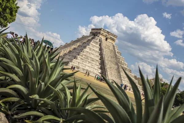 Misol Waterfalls México Marzo 2018 Hermosa Pirámide Maya Chichén Itzá —  Fotos de Stock