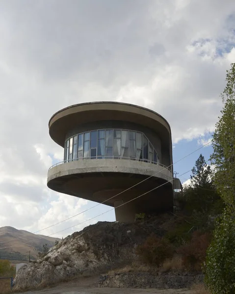 Casa Escritores Arquitectura Modernista Holiday Resort Lago Sevan Armenia —  Fotos de Stock