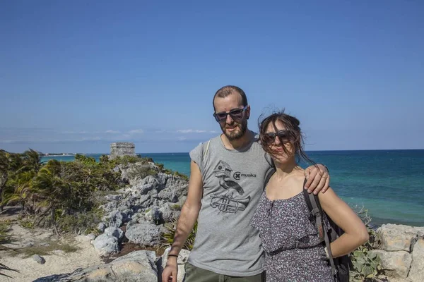 Coba Mexico 2019 Pláže Chrámy Tulum Quintana Roo Mexiko — Stock fotografie