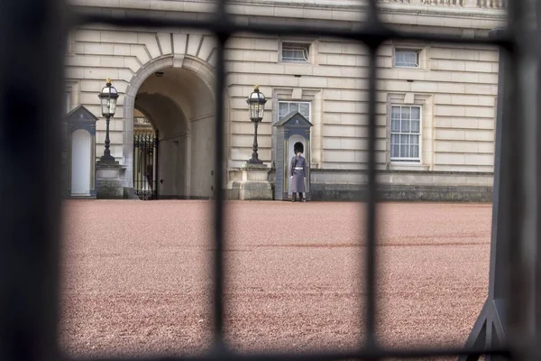 Londres Reino Unido Mar 2018 Icónico Cambio Guardia Palacio Buckingham — Foto de Stock