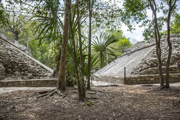 Beautiful Shot Coba Mayan Pyramid Mexico — Stock Photo, Image