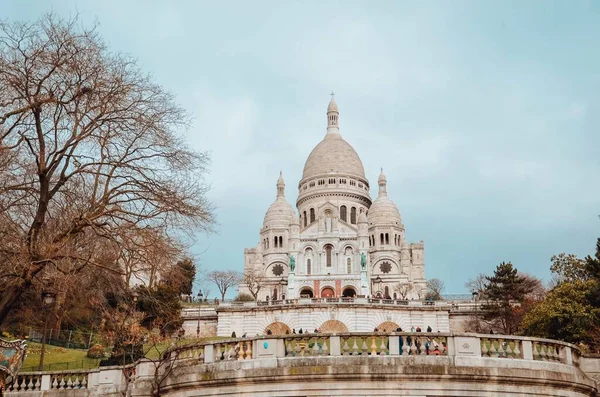 Párizs Franciaország 2020 Május Gyönyörű Táj Párizsi Sacre Coeurről Sacre — Stock Fotó