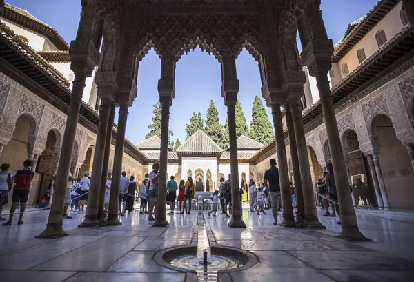 Granada España Nov 2017 Hermosa Alhambra Desde Dentro Ciudad Granada — Foto de Stock