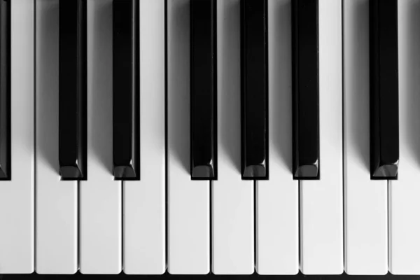 Range Piano Keys One Octave — Stock Photo, Image