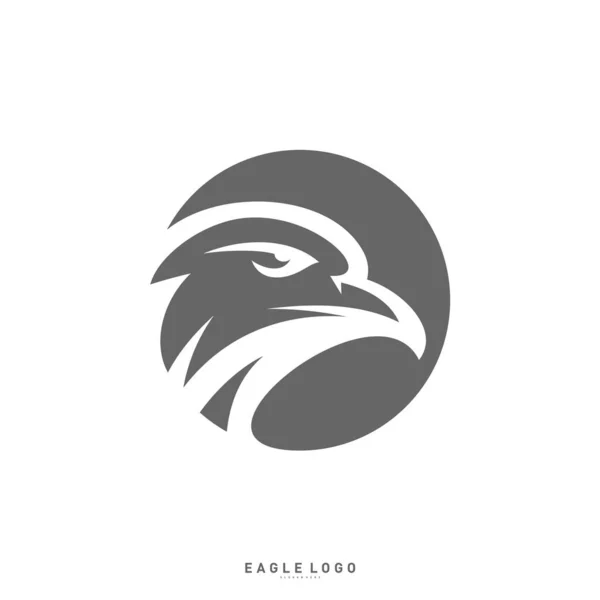 Eagle logo modello di progettazione vettoriale. Icona concetto Head Eagle — Vettoriale Stock
