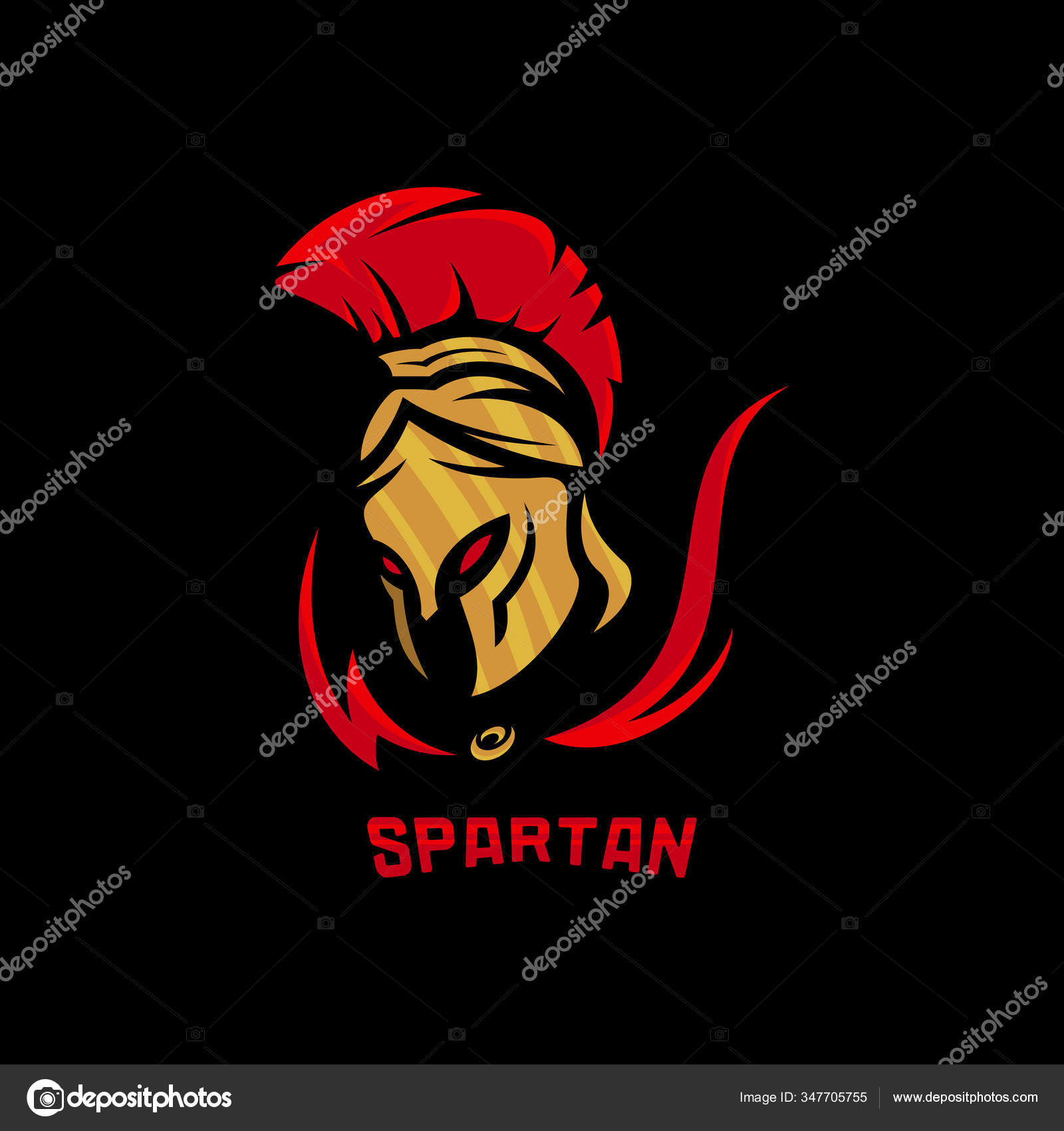 Spartan Logo Vector Template Modern Logo Esport Team Emblem Logo Stock  Vector by ©shuttersport 347705755