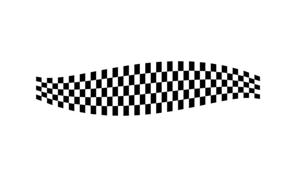 Szablon Projektu Flagi Wyścigowej Flaga Wyścigu Design Vector Prędkość Flaga — Wektor stockowy
