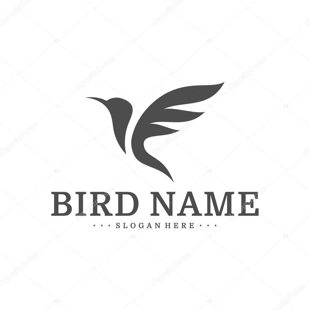 Bird logo Design Vector Template. Bird icon vector concept