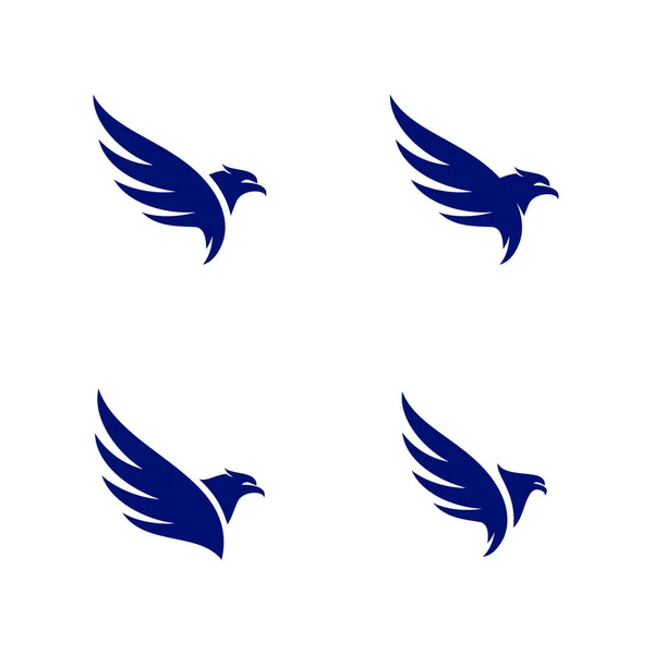 Adler Logo Designvektor Einfache Vorlage Für Das Adler Logo Symbolbild — Stockvektor