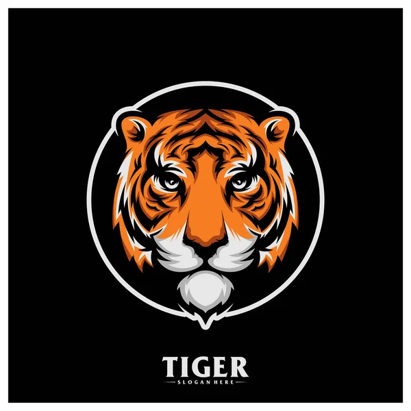 Baş Kaplan logo tasarım Vektörü, Yaratıcı tasarım, Şablon, illüstrasyon