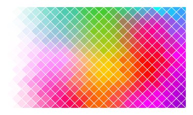 Çokgen Soyut Özgeçmişleri. Gökkuşağı Renk vektörü pankartı.