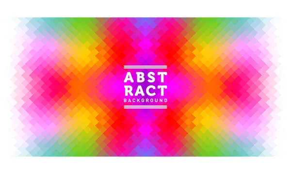 Polygon Abstract Backgrounds Inglés Banner Vectorial Rainbow Color — Vector de stock