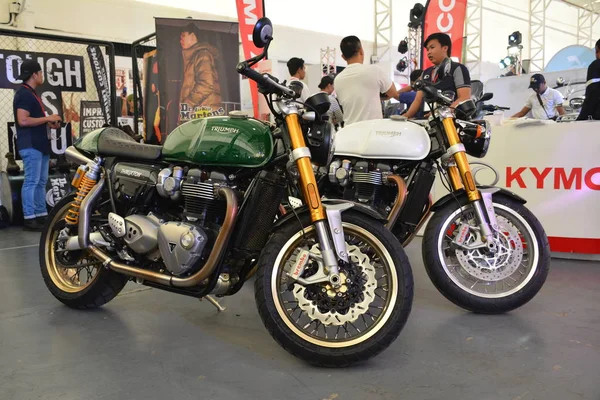 Triumph motorcycles at Philippine Moto Heritage Weekend — Stock Photo, Image