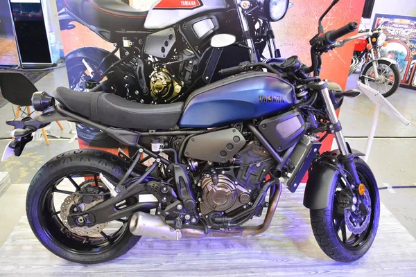 Motorfiets van Yamaha op Philippine Moto Heritage Weekend — Stockfoto
