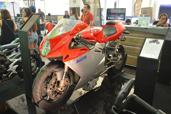 Мотоцикли Mv Agusta на сайті Philippine Moto Heritage Weekend — стокове фото