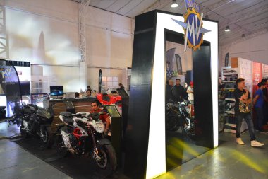 Filipin Moto Mirası Hafta Sonu 'nda Mv Agusta kabini motosikleti 
