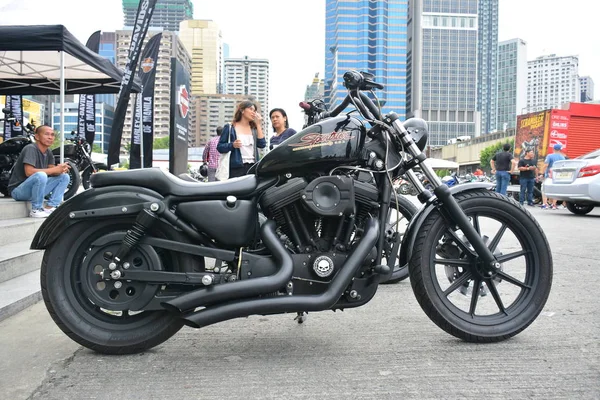 Harley davidson sportster motorrad auf philippinen moto erbe — Stockfoto