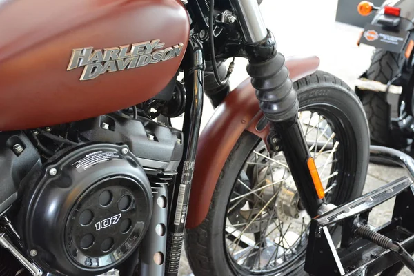 Harley davidson motorrad beim philippinischen moto heritage weekend — Stockfoto