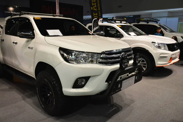 Camioneta Toyota Hilux 2019 en Manila Auto Salon — Foto de Stock