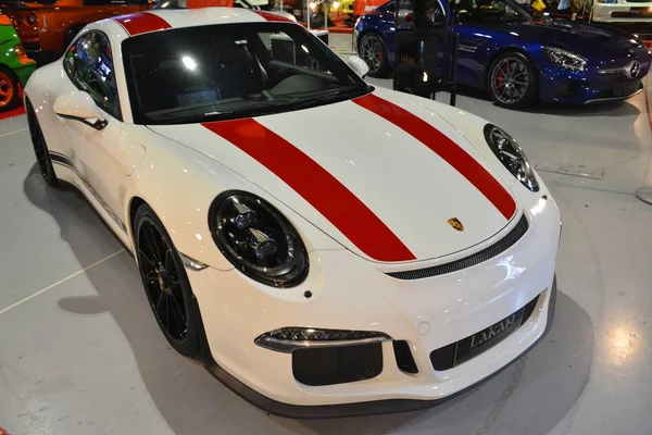 Porsche coche deportivo en Manila Auto Salon — Foto de Stock