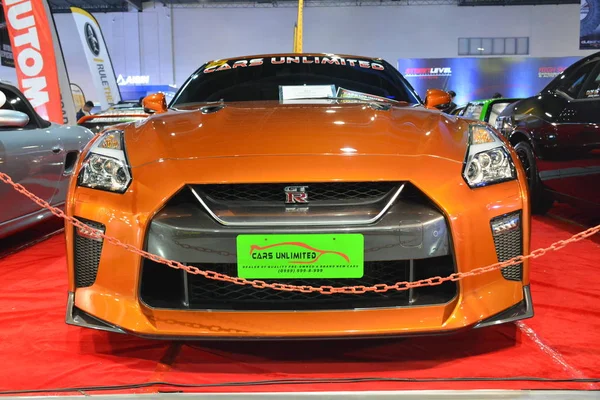 2020 Nissan Gtr R35 a Manila Autószalonban — Stock Fotó