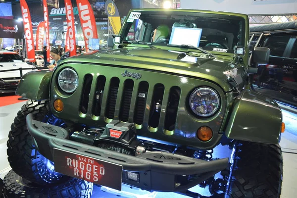 Jeep Wrangler em Manila Auto Salon — Fotografia de Stock