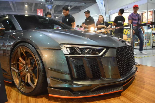 2018 Audi R8 V10 w salonie samochodowym Manila — Zdjęcie stockowe