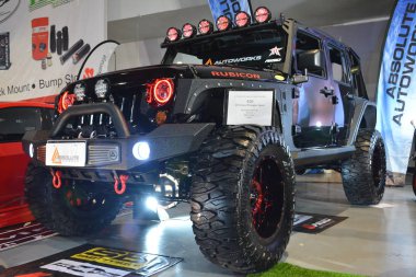 Manila Otomobil Salonunda 2014 Jeep Wrangler Spor 