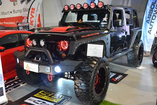 2014 Jeep Wrangler Sport at Manila Auto Salon — Stock Photo, Image