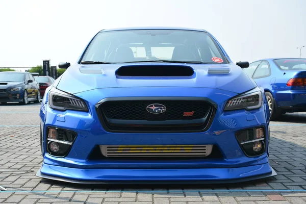 Subaru WRX STI en Bumper to Bumper 15 espectáculo de coches — Foto de Stock