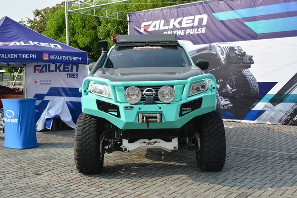 Nissan Navara odebrać w Bumper do Bumper 15 samochód show — Zdjęcie stockowe