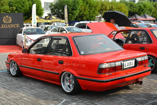 Toyota Corolla på Bumper to Bumper 15 bilutställning — Stockfoto