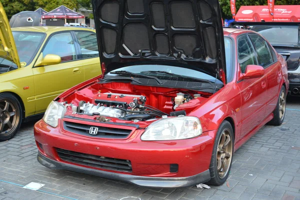 Honda Civic at Bumper to Bumper 15 car show — Stock Photo, Image