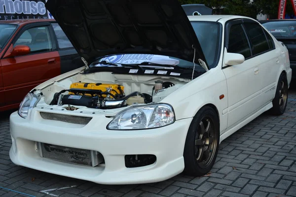 Honda Civic al Bumper to Bumper 15 car show — Foto Stock