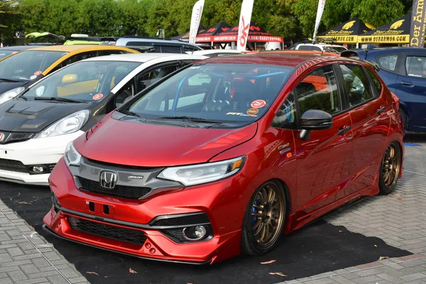 Honda Jazz en Bumper to Bumper 15 coche sho — Foto de Stock