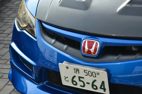 Honda Civic στο Bumper να Bumper 15 αυτοκίνητο δείχνουν — Φωτογραφία Αρχείου