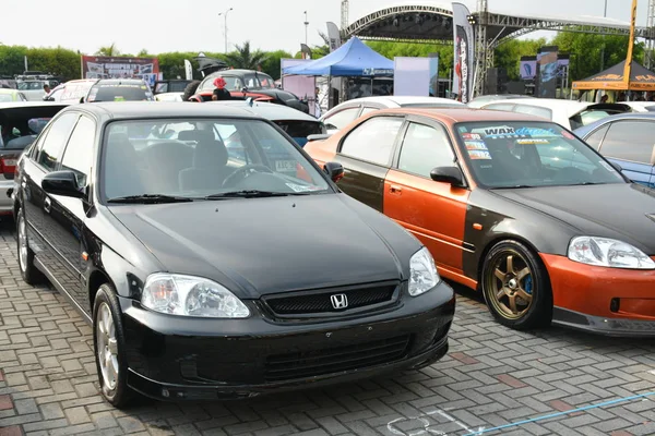 Honda Civic al Bumper to Bumper 15 car show — Foto Stock