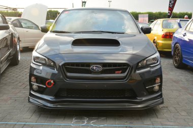 Subaru Wrx Sti Bumper 'dan Bumper 15 araba fuarına