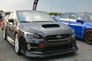 Subaru Wrx Sti Bumper 'dan Bumper 15 araba fuarına