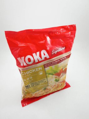 Koka imzalı tavuk aromalı erişte.