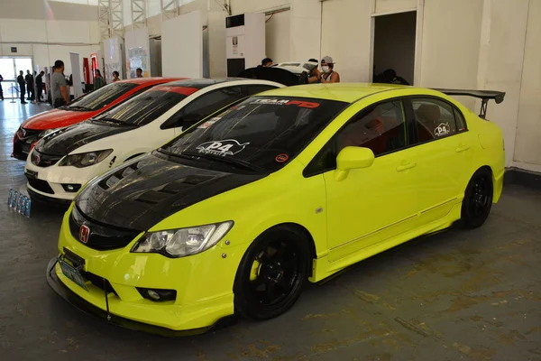 Honda Civic, Aşk, Araba, Bebekler 6 'da. — Stok fotoğraf