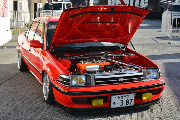 Toyota Corolla at Love, Cars, Babes 6 car show — 스톡 사진